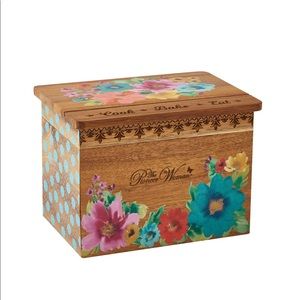 Pioneer Woman Breezy Blossom Recipe Card Box